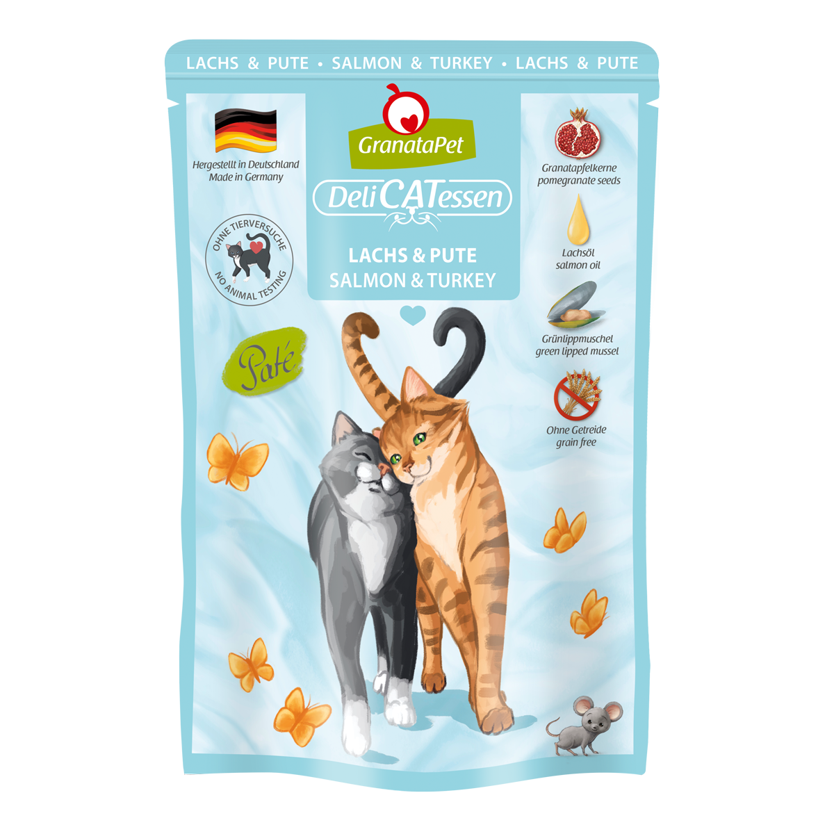 197601_delicatessen_85g_Pouch_Lachs_Pute.png Katze – Delicatessen Lachs & Pute 85 g – Bild 1