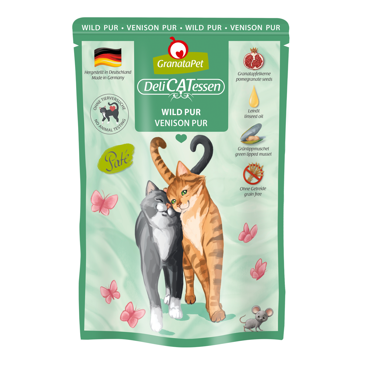 197748_delicatessen_85g_Pouch_Wild_PUR.png Katze Delicatessen Wild PUR 85 g – Bild 1