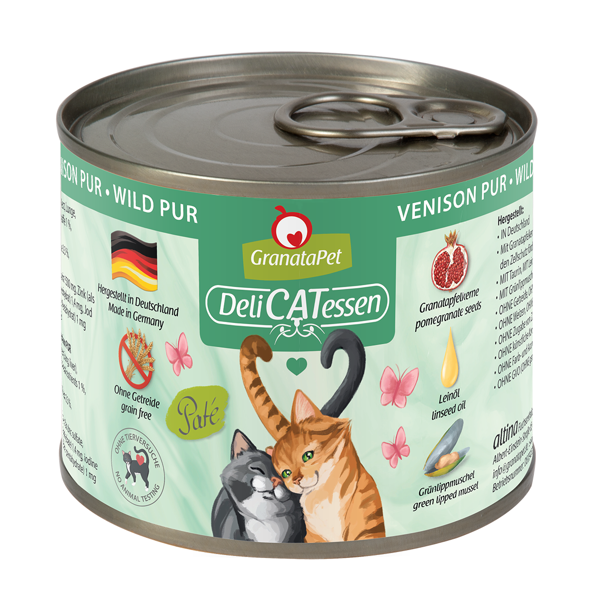 198042_Delicatessen_2019_200g_3D_wild_PUR.png Katze Delicatessen Wild PUR 200 g – Bild 1