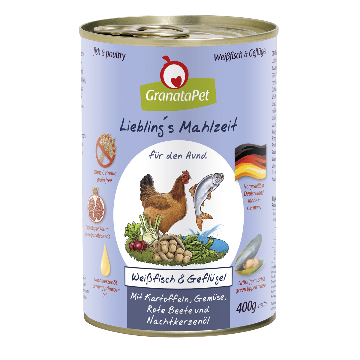 199742_Hund_Nassfutter_Lieblings_Mahlzeit_400g_3D_WeiC39Ffisch_Gefluegel_1200px.png Liebling’s Mahlzeit Weissfisch und Geflügel 400 g – Bild 1