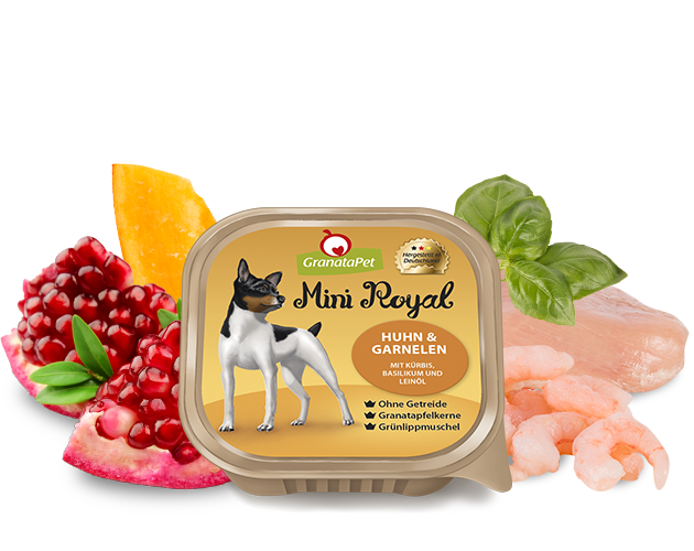 1_1_5_1_huhngarnelenmitkrbis.png Mini Royal Huhn und Garnelen 150 g – Bild 1