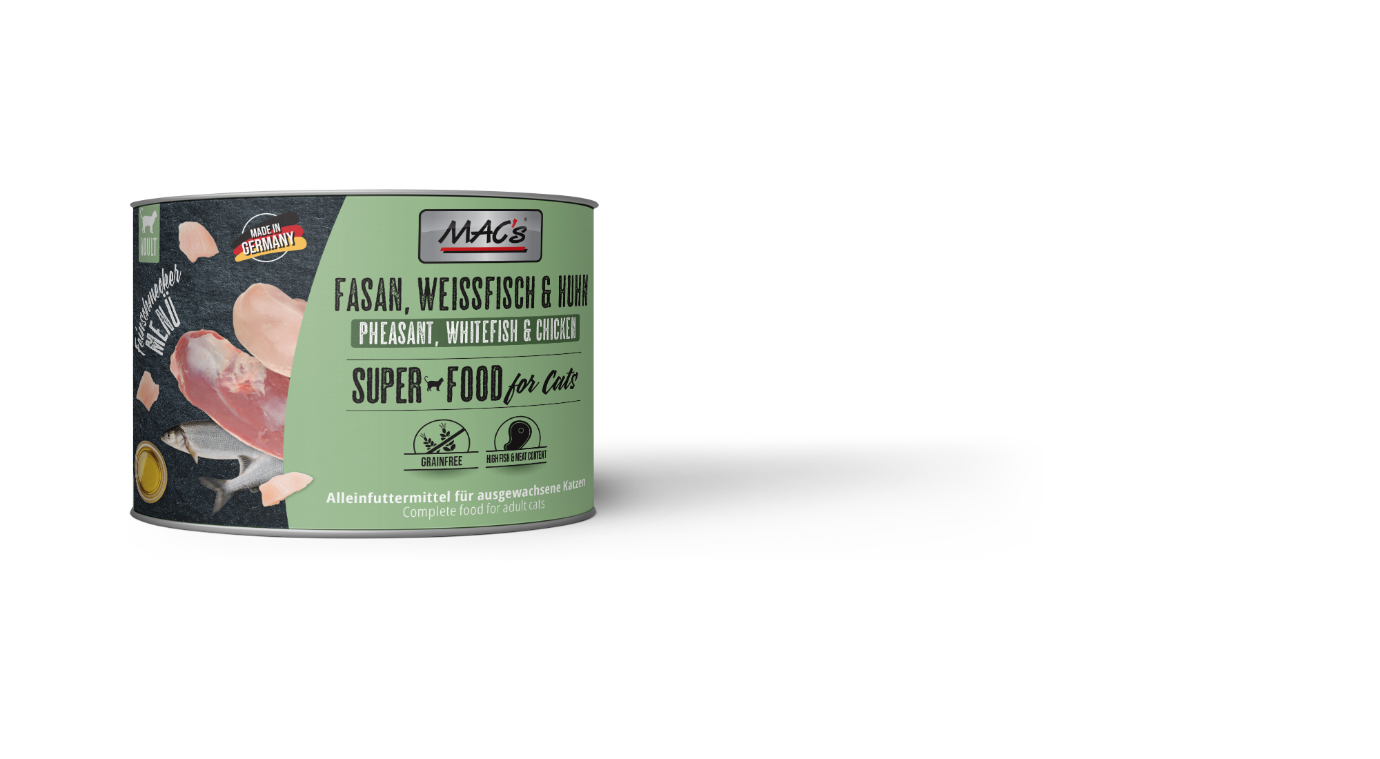 Feinschmecker_FasanWeissfischHuhn_200g2D.png Cat Feinschm. Fasan & Weissfisch m. Huhn 200 g – Bild 1