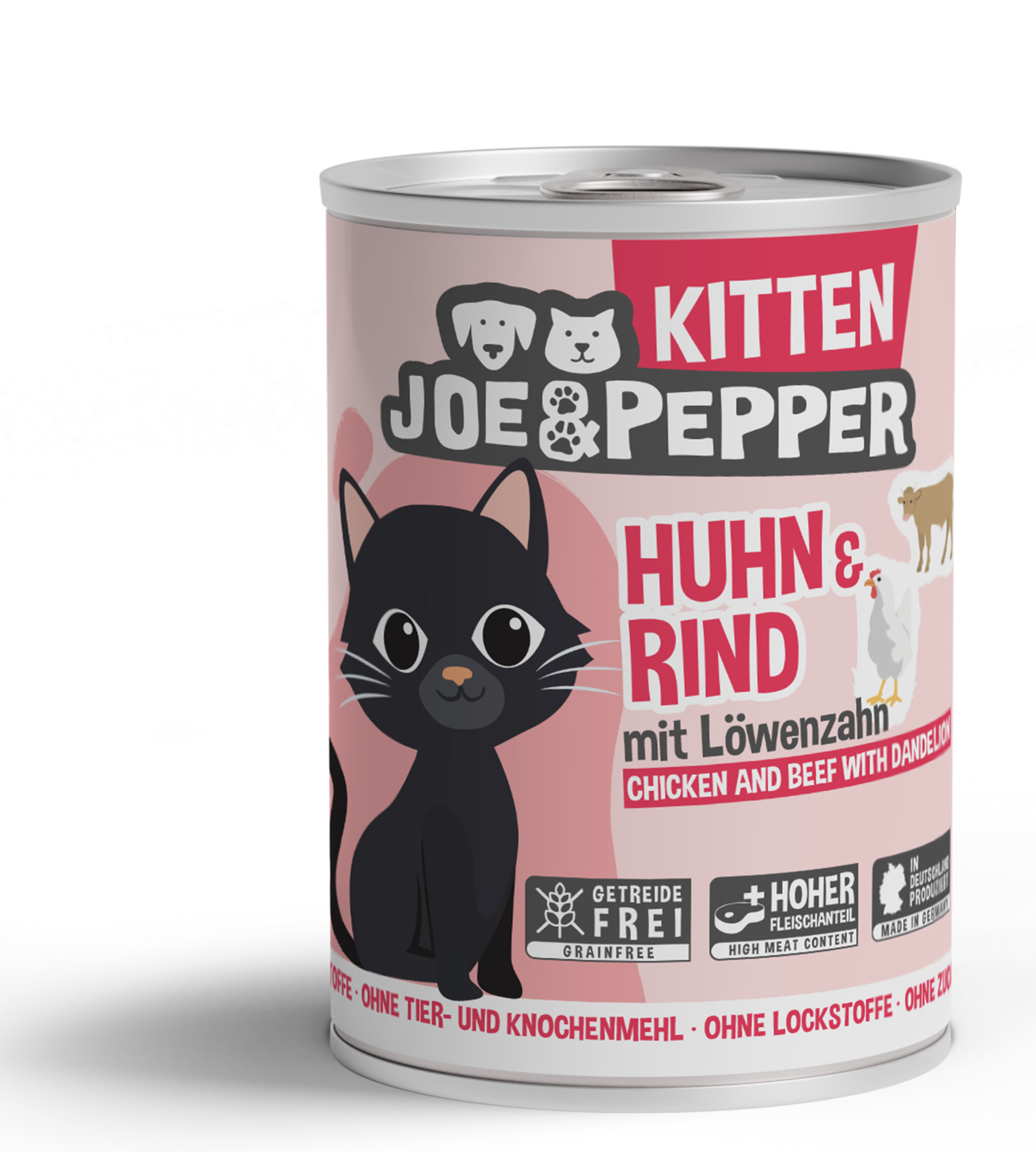JuP_Katze_Kitten_400g.jpg Cat Kitten Huhn & Rind 400 g – Bild 1