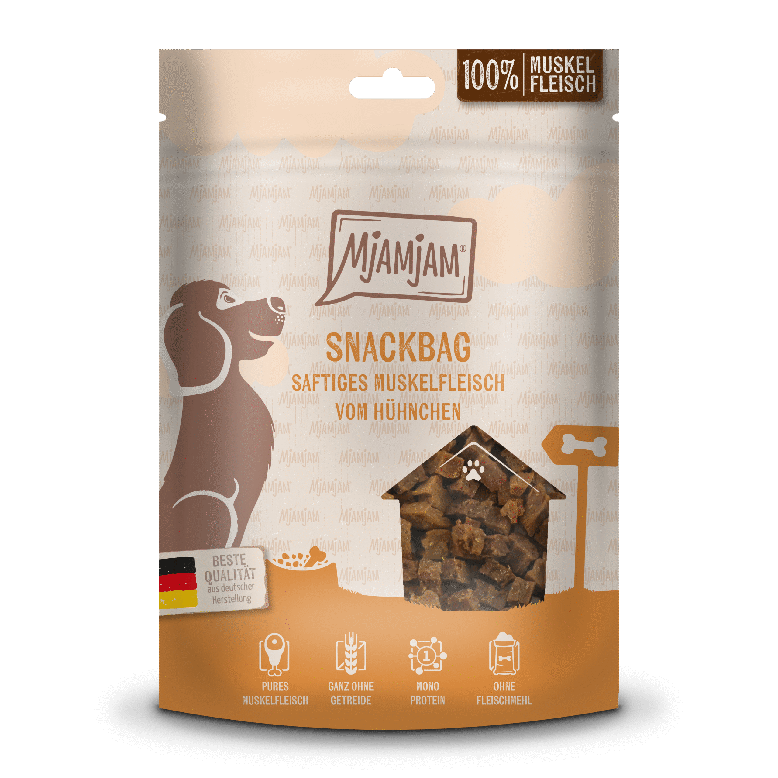 MjAMjAM_Snackbag_Erlesenes-Muskelfleisch-vom-H-hnchen-png.png Snackbag saftiges Muskelfleisch vom Hühnchen 100 g – Bild 1