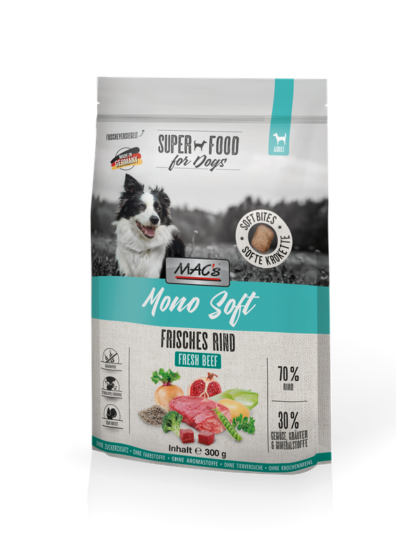 Rind-300g.png Dog Mono Soft – Frisches Rind 300 g – Bild 1