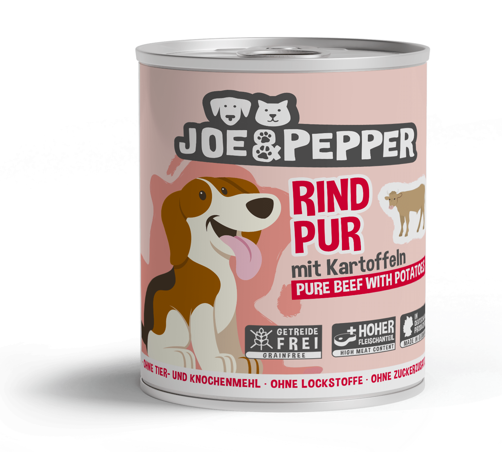 Rind-pur-mit-Kartoffeln.png Dog Rind pur mit Kartoffeln 400 g – Bild 1