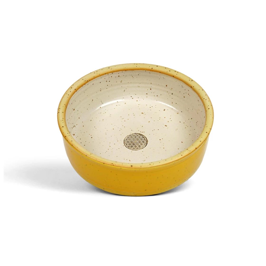 keramiknapf-gelb-blume-des-lebens-xs.webp Keramiknapf gelb Blume des Lebens XS – Bild 1