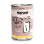 Menü für Hunde "Jetzt wird's Wild" mit Wild und Süsskartoffeln 400 g