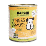 Bio Menü für Hunde Junges Gemüse mit Buchweizen und Linsen 800 g