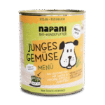 Bio Menü für Hunde Junges Gemüse mit Buchweizen und Linsen 800 g