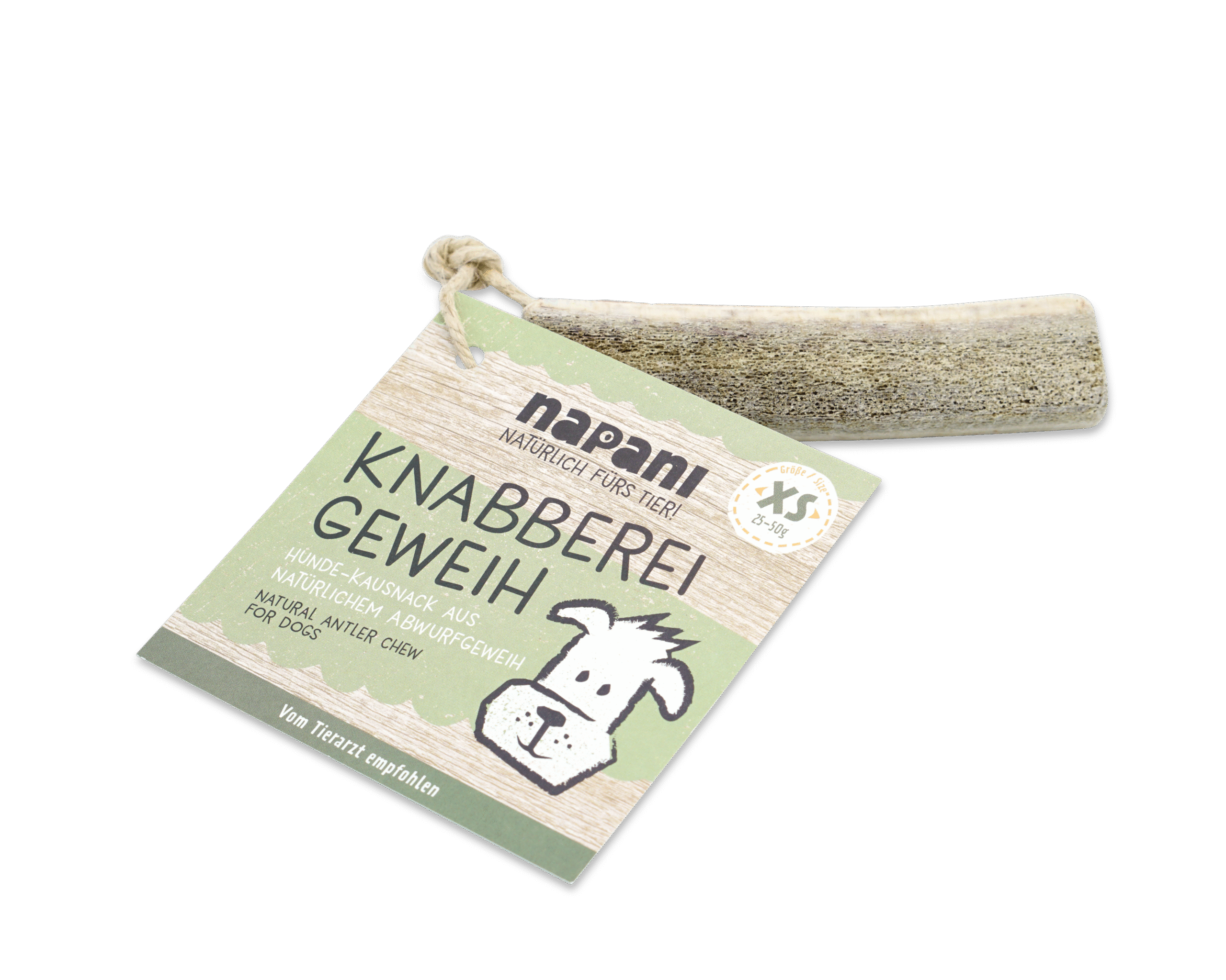 napani_knabberei_geweih_XS.png Hirschgeweih für Hunde halb XS – Bild 1