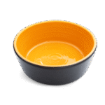 Keramikfutternapf schwarz/orange L – Bild 2