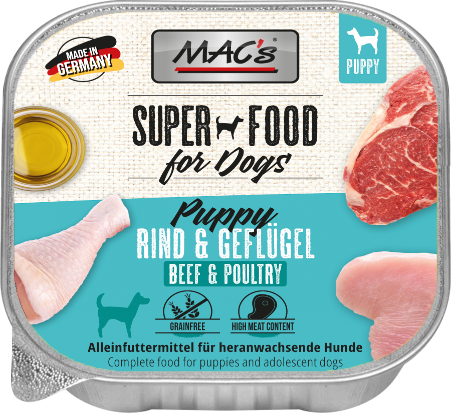 puppy.png DOG Puppy Rind & Geflügel 150 g – Bild 1