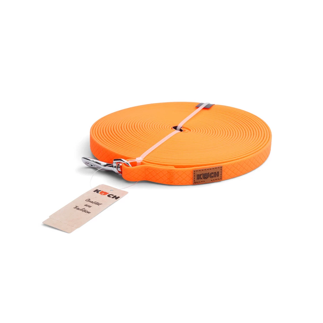 schleppleine-ohne-handschlaufe-koch.webp Koch Schleppleine ohne Handschlaufe- Neonorange 16mm 10 m – Bild 1