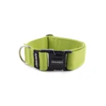Hundehalsband mit Kunststoffklemme 16 cm Lime Green