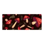 Hundehalsband mit Kunststoffklemme - 2 cm Fliegenpilz – Bild 2