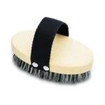 Hundestriegel mit künstlicher Borste oval grau