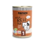Nassfutter für Hunde Reh pur 400 g