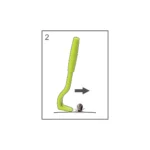 Zeckenhaken mit Cliphalterung - 3 Grössen – Bild 5