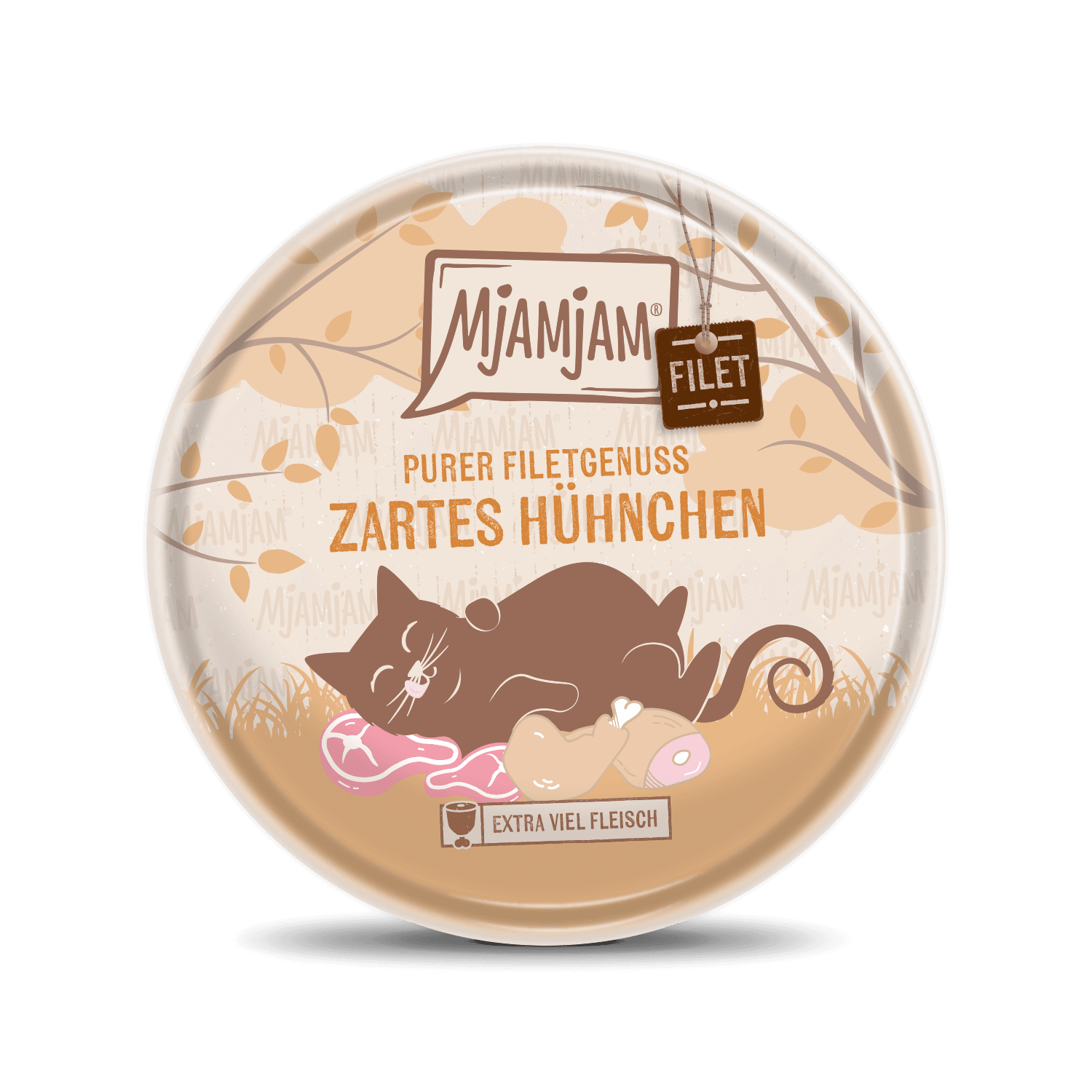 15002-MjAMjAM-Purer-Filetgenuss-zartes-Huehnchen-80g.png Cat – Purer Filetgenuss – zartes Hühnchen – Bild 1