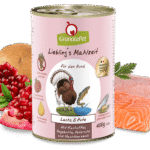 Lieblingsmahlzeit Lachs und Pute