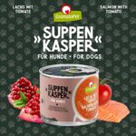 Suppenkasper Hund Lachs mit Tomate