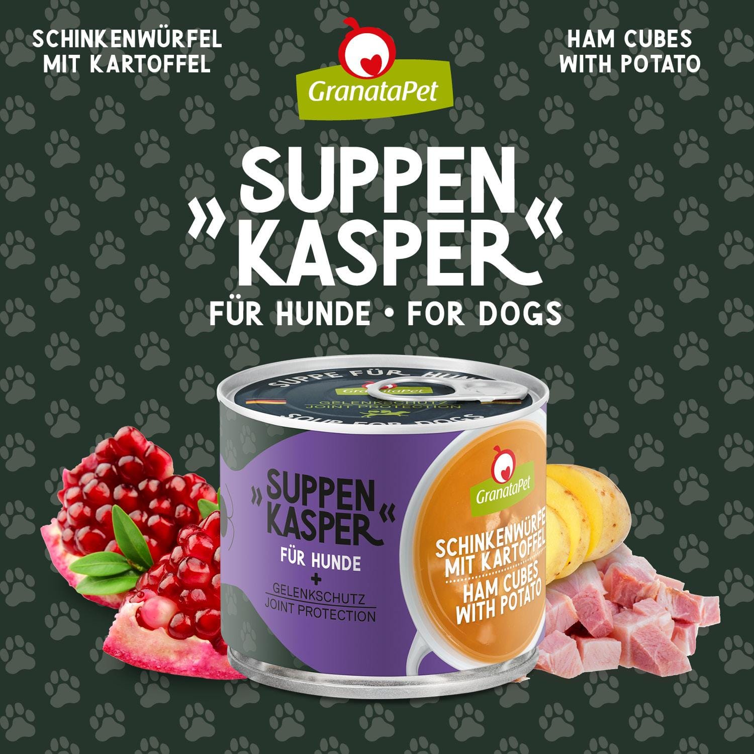 203715.BMAIN_.SK_.Schinkenwuerfel.140.jpg Suppenkasper Hund Schinkenwürfel mit Kartoffel – Bild 1