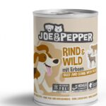 Dog Rind & Wild mit Erbsen