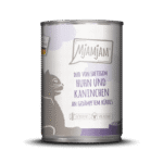 DUO von saftigem Hühnchen & Kaninchen an gedämpftem Kürbis