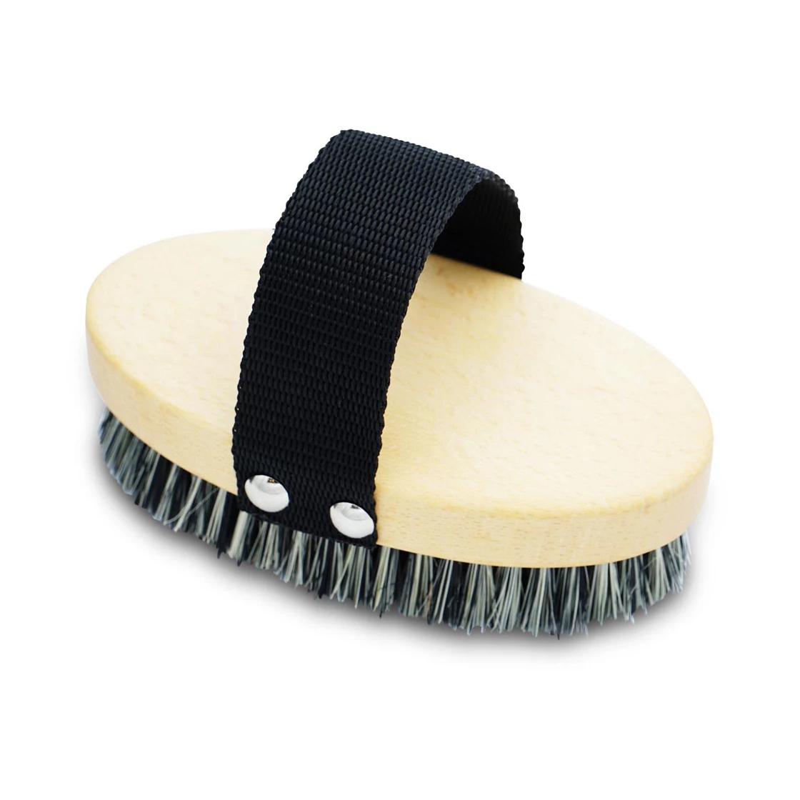hundestriegel-mit-kuenslicher-borste-oval.webp Hundestriegel mit künstlicher Borste oval grau – Bild 1