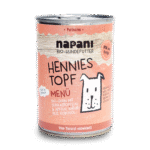 Bio Menü für Hunde "Hennies Topf" mit Huhn und Naturreis
