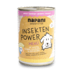 Menü für Hunde "Insekten Power" mit Insektenprotein und Kürbis