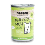 Bio Menü für Hunde "Müllers Muh" mit Rind und Kartoffeln