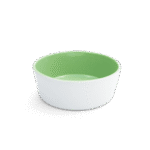 Keramikfutternapf creme/apfelgrün S