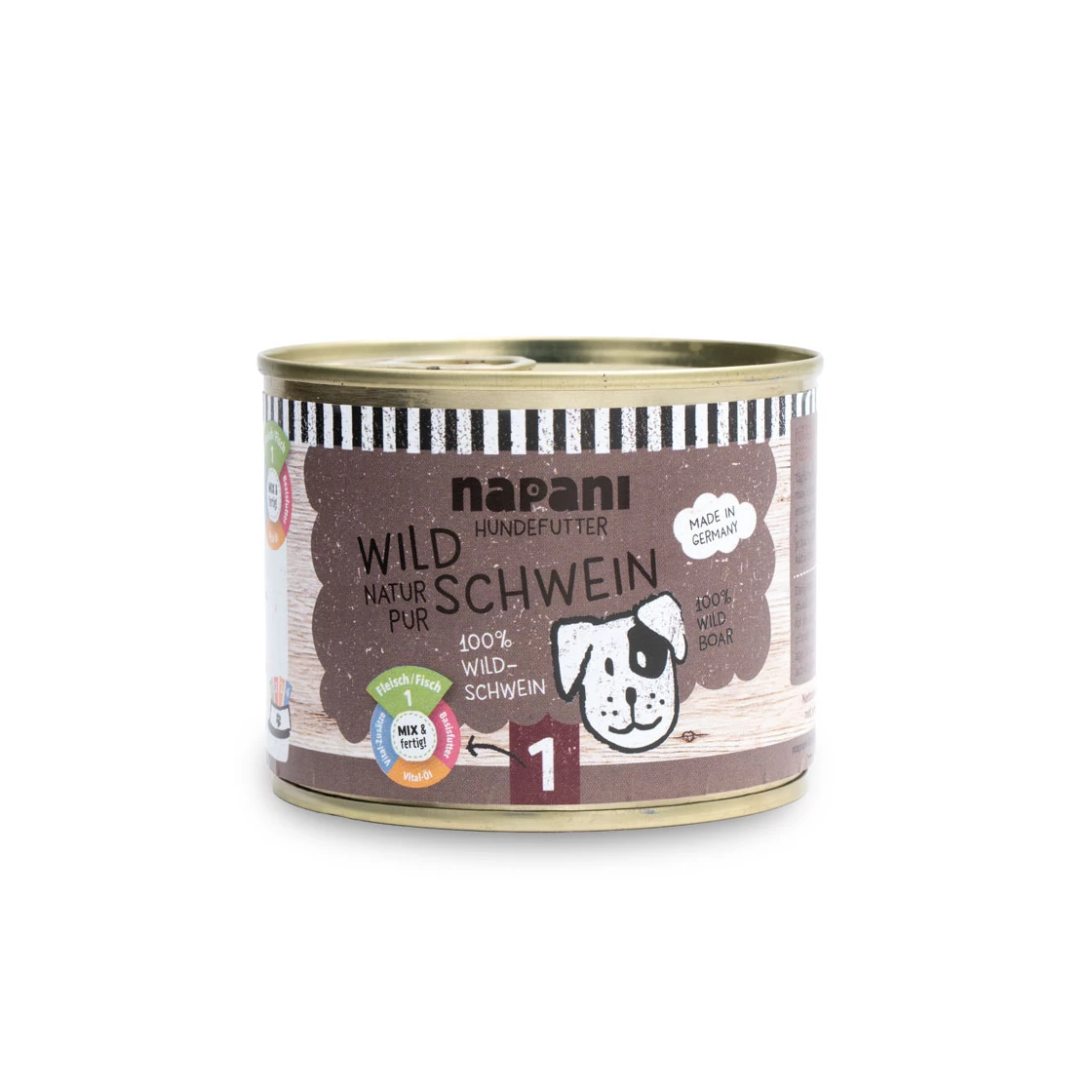 nassfutter-fuer-hunde-wildschwein-pur-200g.webp Nassfutter für Hunde Wildschwein pur – Bild 1