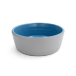 Keramikfutternapf grau/taubenblau – Bild 6