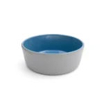 Keramikfutternapf grau/taubenblau – Bild 4