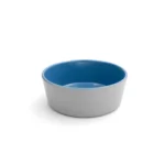 Keramikfutternapf grau/taubenblau – Bild 2